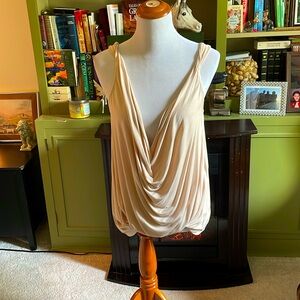 Boutique store new without tags, cream, unique tank top size small